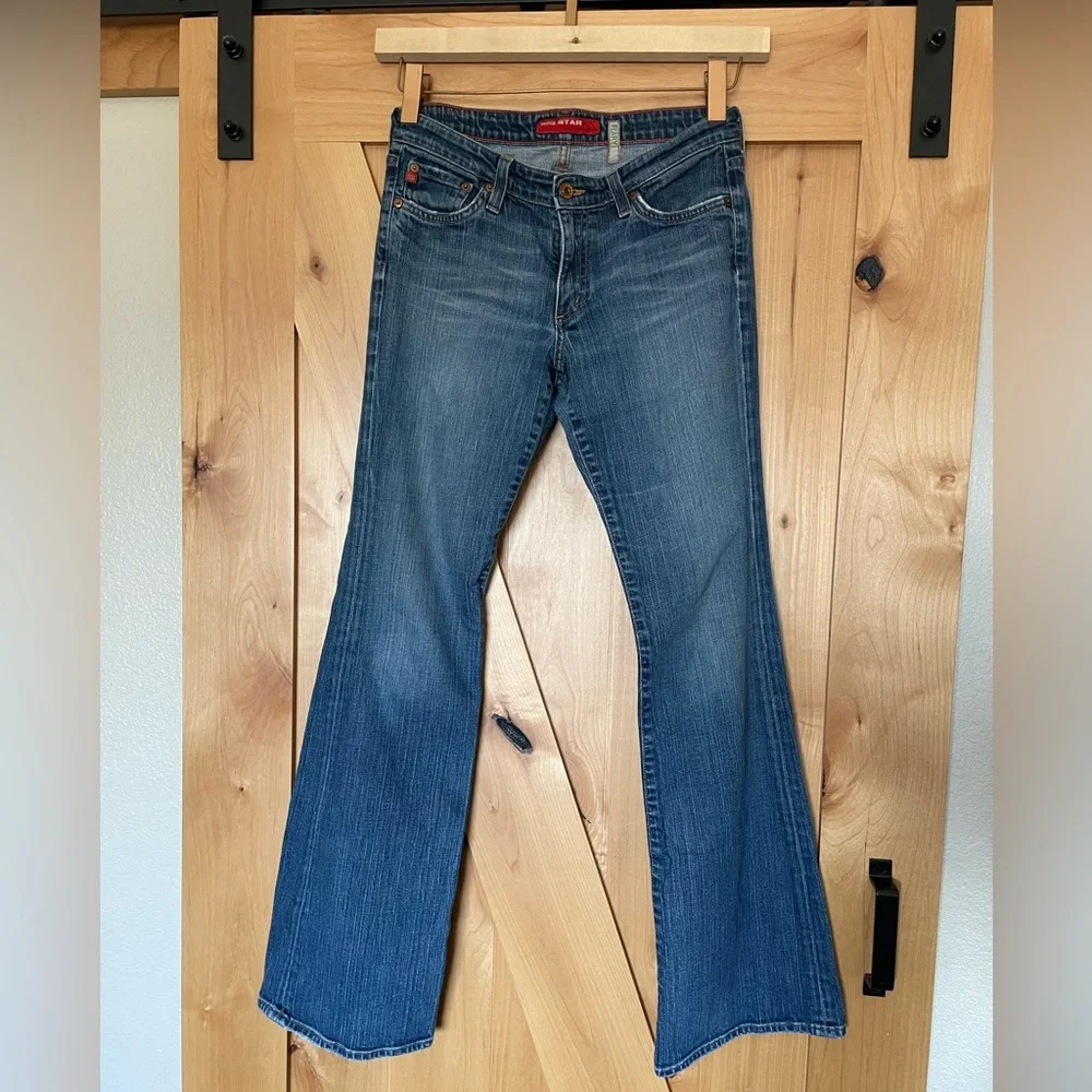 Big Star Women's Flare Jeans in Blue - Picture 1 of 4